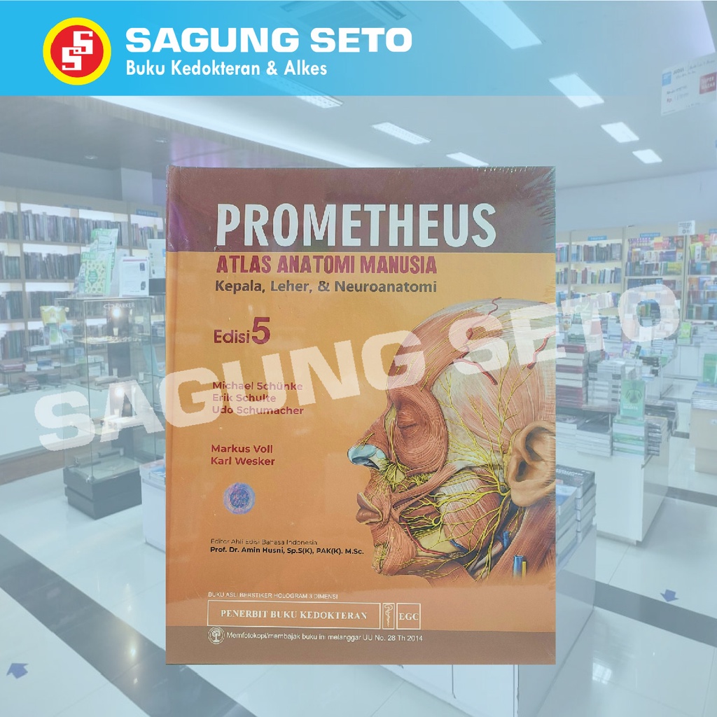 SATUAN BUKU PROMETHEUS EDISI 5 KEPALA ,LEHER &NEUROANATOMI ( 1 BUKU )