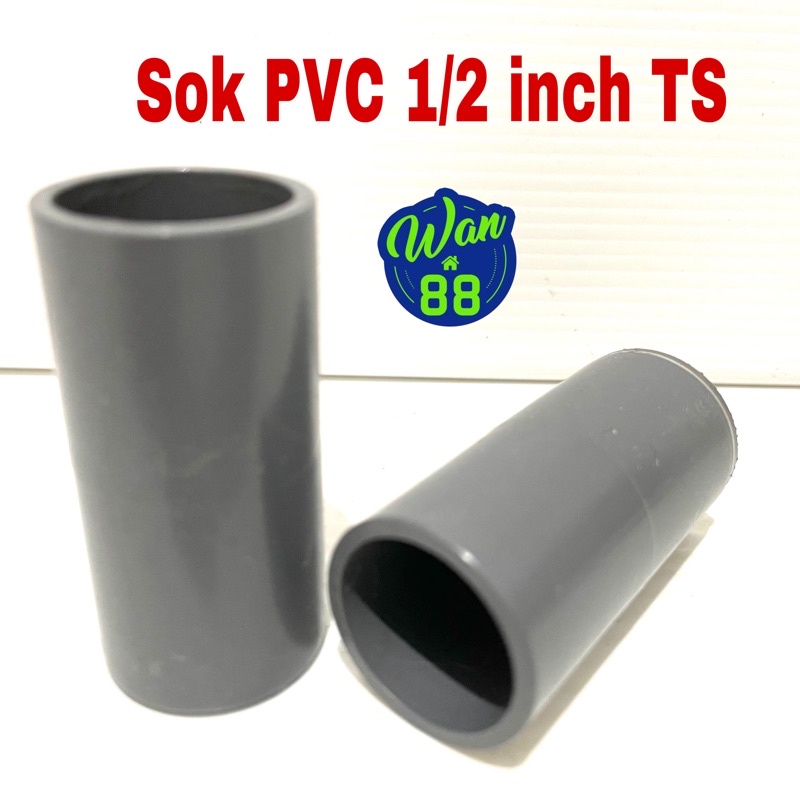 Sok pipa PVC Jaya TS 1/2" sambungan pipa pvc polos