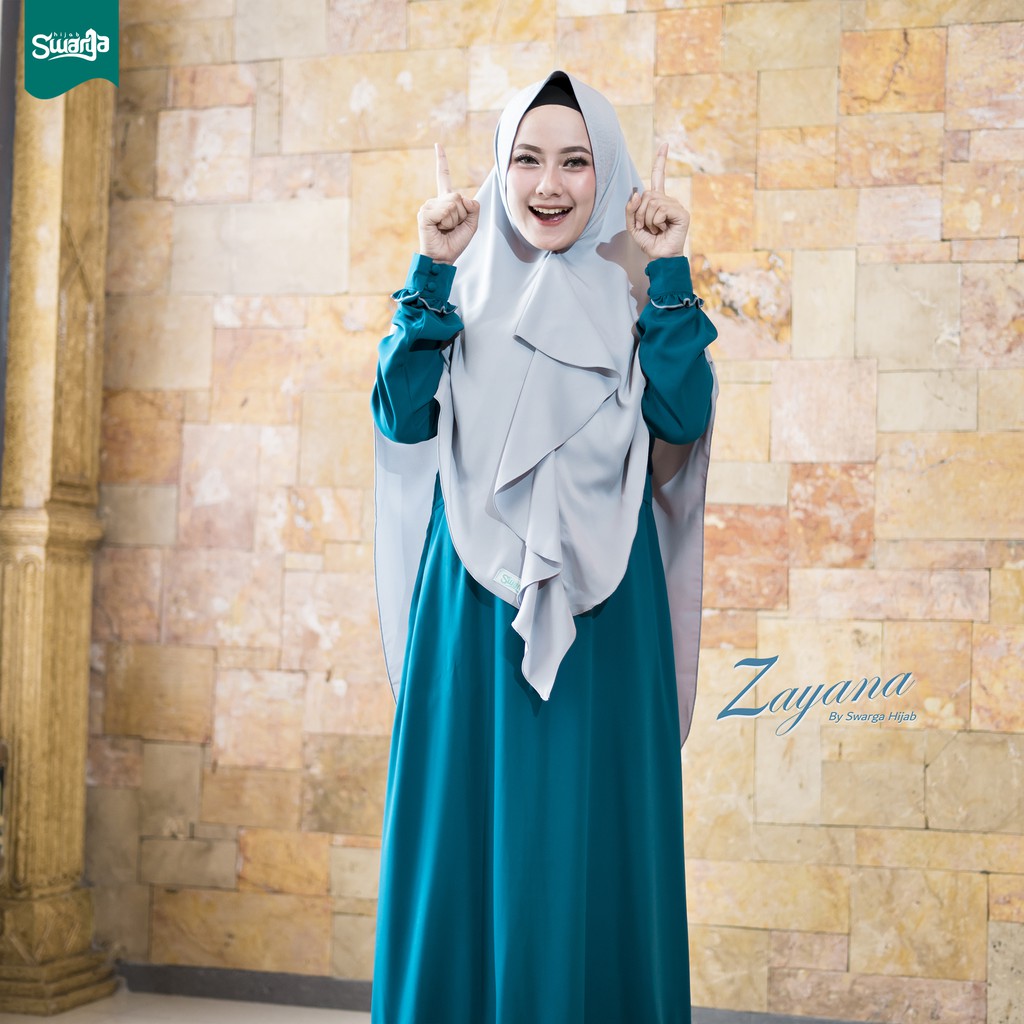 Gamis Zayana Set Khimar Bahan Premium