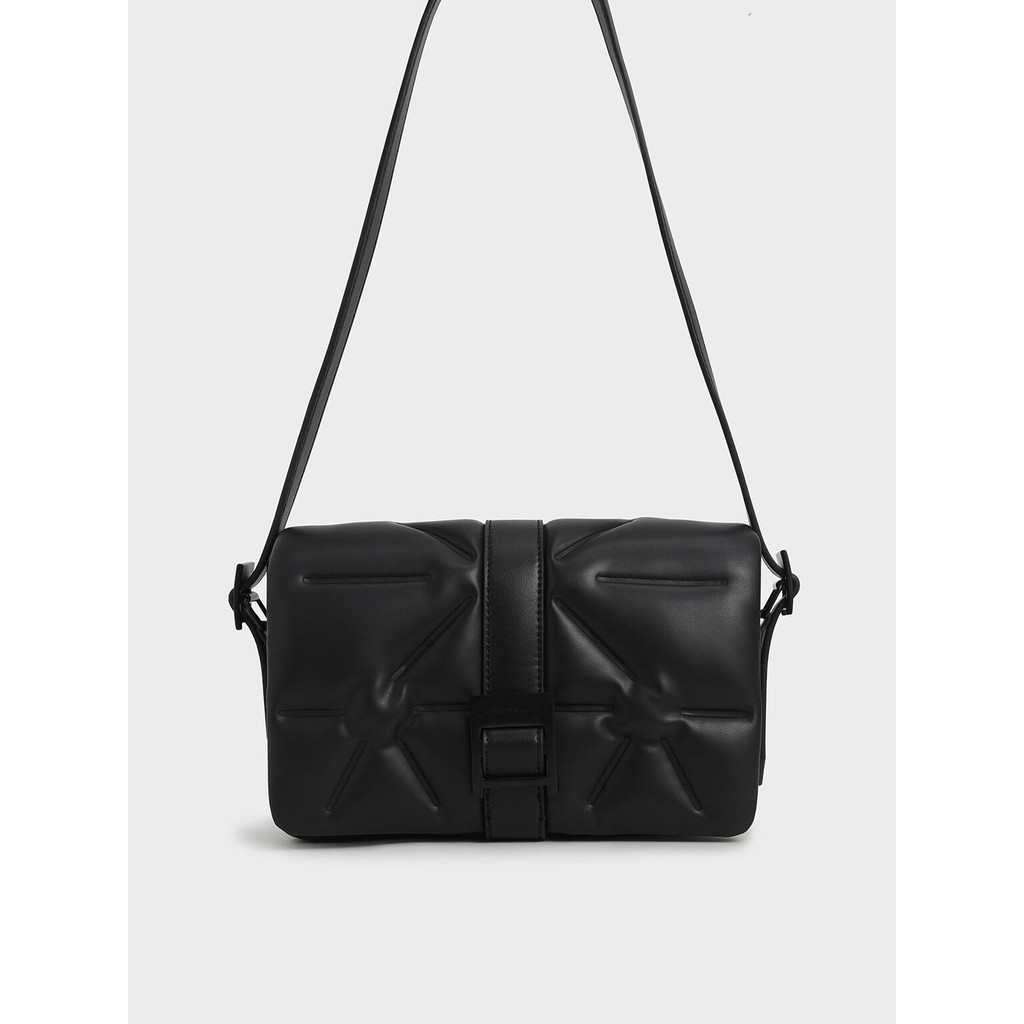 Quilted Shoulder Bag Charles&Keith-Silingbag CNK Original