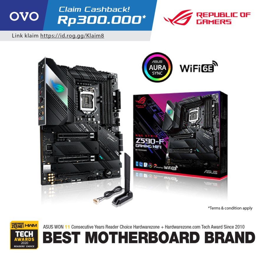 ASUS ROG STRIX Z590-F GAMING WIFI [ATX | LGA 1200 | Gen 11]