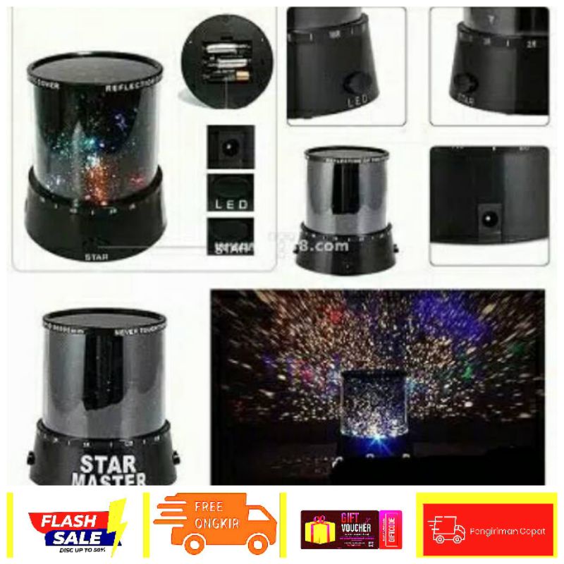 Lampu Tidur Proyektor Star Master