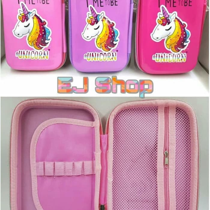 

Kotak Pensil Case Smiggle Unicorn Time To Be | Kotak Pensil Sekolah - Merah Muda