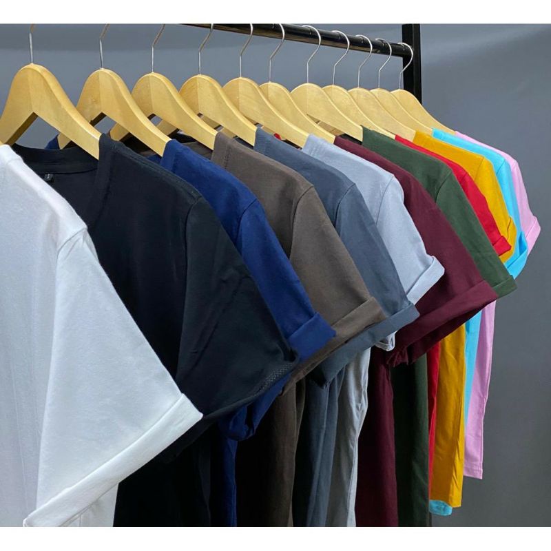 ANZAFAWZIA KAOS POLOS PRIA DAN WANITA COD // GROSIR KAOS POLOS PRIA DAN WANITA//KAOS POLOS LENGAN PE