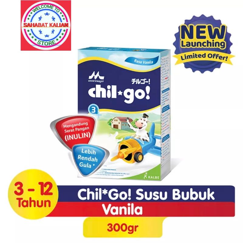 Chil Go Powder 3+ 300gram Usia 3 - 12 Tahun