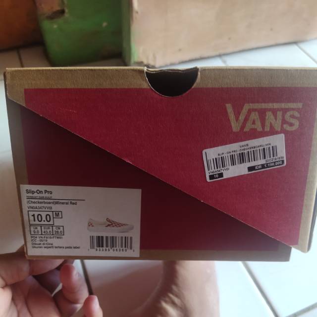 Vans slip on pro checkerboard