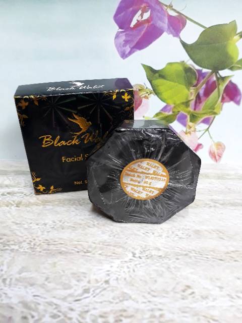 FACIAL SOAP BLACK WALET BULAT // SABUN WALET 90 GR