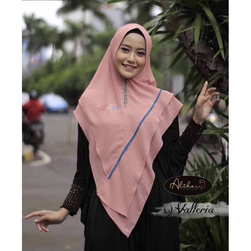 Khimar Ceruty Babydoll Premium Valleria