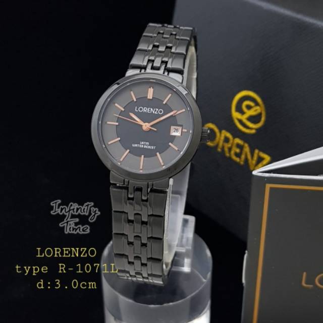 Jam Tangan Cewek Lorenzo R1071L Kualitas Original Waterproof