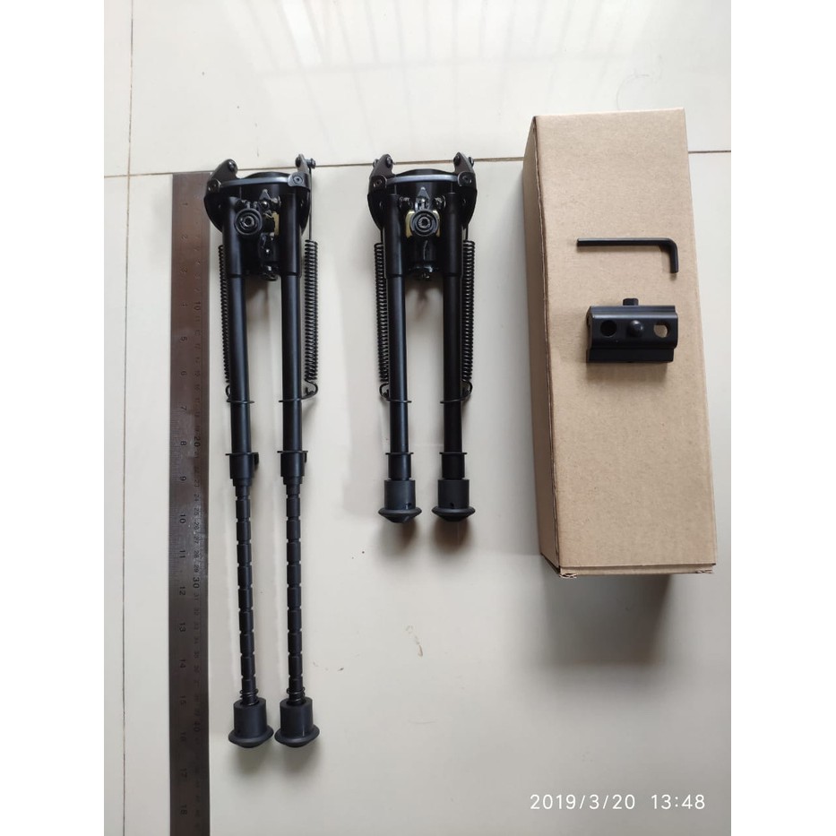 Bipod Harris 40 cm plus adapter rail Terlaris