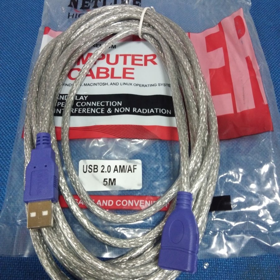 Netline Kabel USB Extension 5Meter USB 2.0