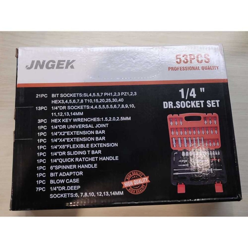 Kunci Ring Pas Set Box Peralatan Reparasi 53 in 1 Power Drill Adapter