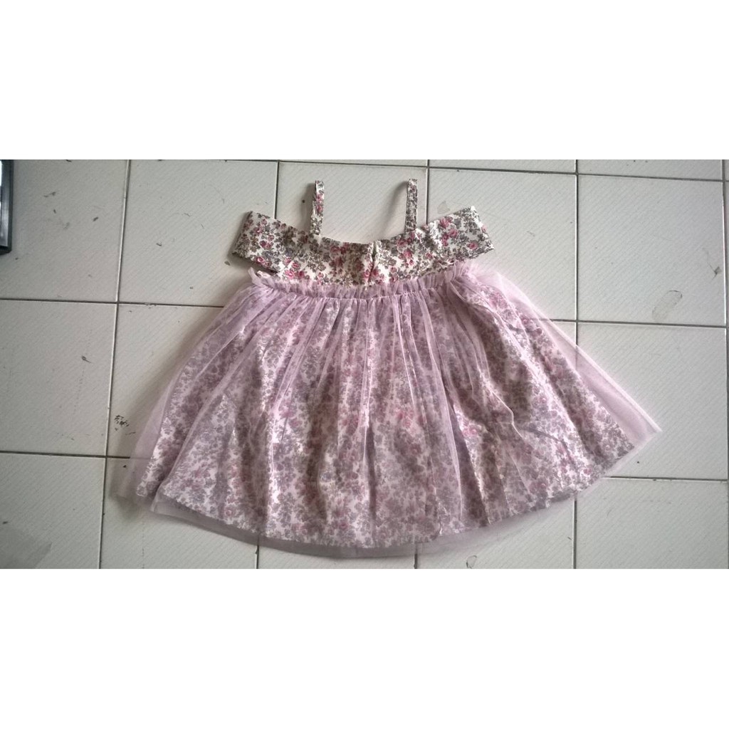 NAK 21-F dress fashion anak perempuan bahan katun motif bunga