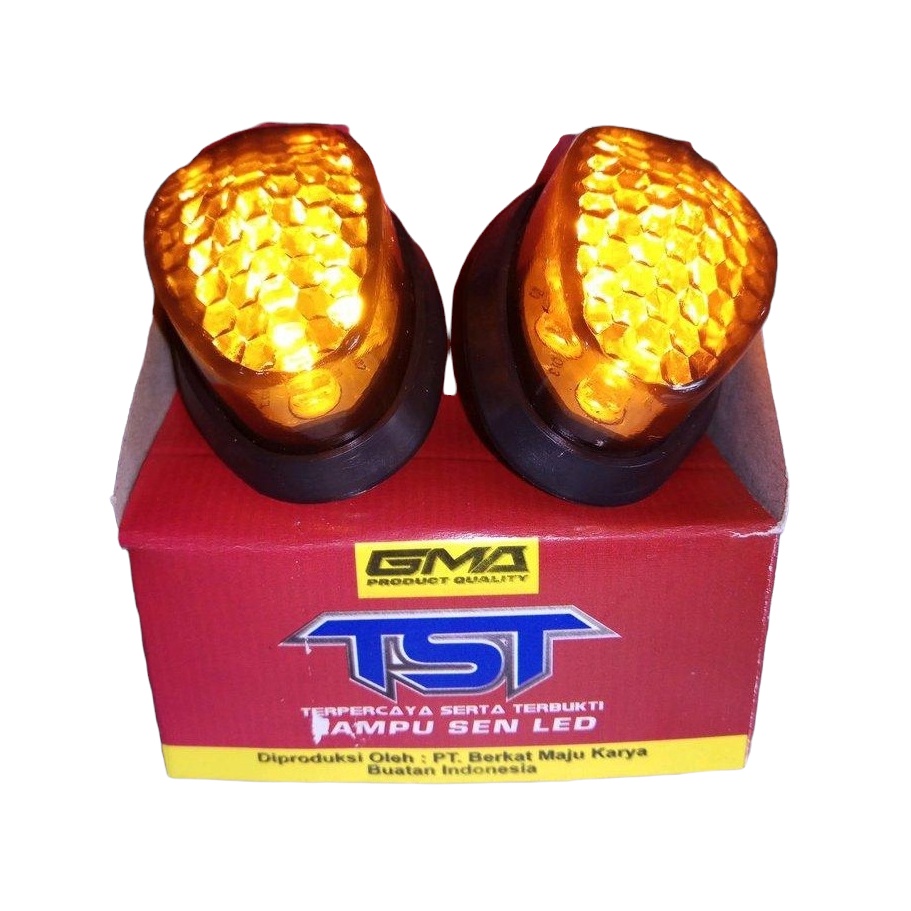 Sen Tempel Lampu Sein Tempel Oval Universal R15,Cbr150r,Gsx,Ninja,R25 &amp; Motor Lain Nya