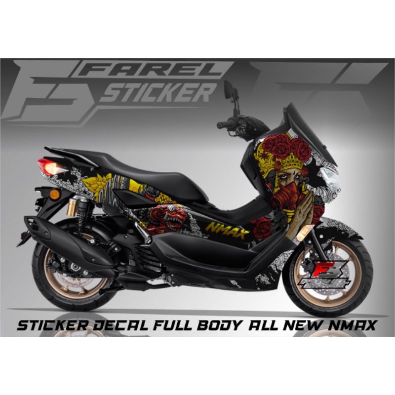 sticker decal full body yamaha nmax new dekal nmax new