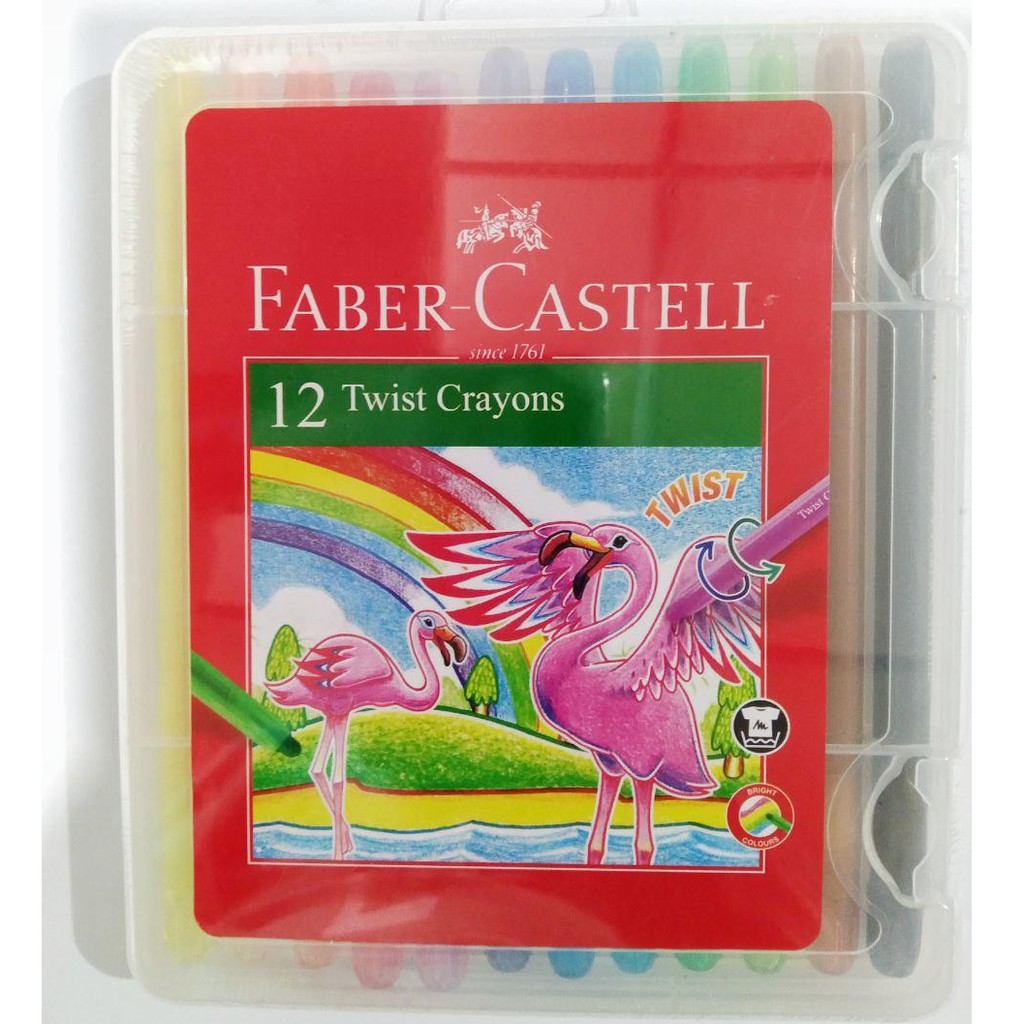 

Faber Castell 12 Twist Crayons