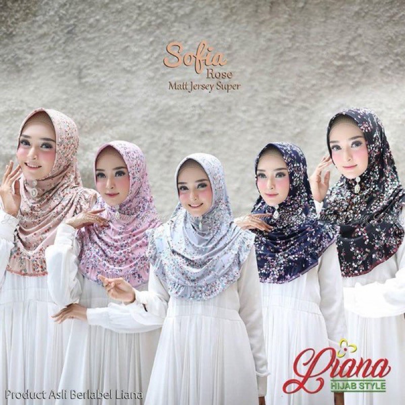 Liana Hijab - Rose