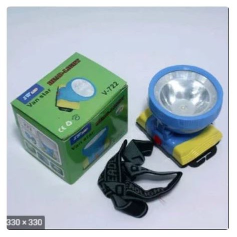 Senter Kepala 1W LED / Headlamp Senter V-722