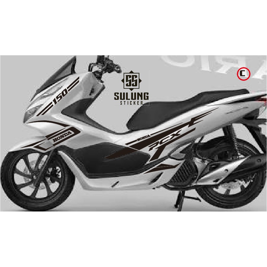 Stiker Body Motor Model PCX Cutting Sticker Terlaris