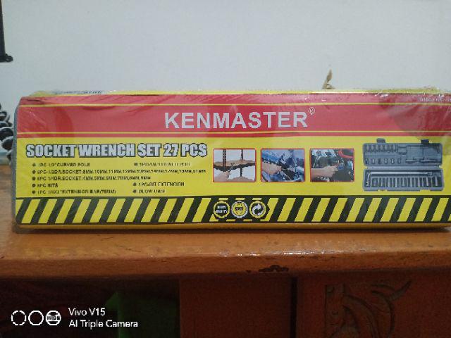 (bayar Ditempat) Original Kunci Shock / Sok Set 27 Pcs Merek Kenmaster [silkyheart]