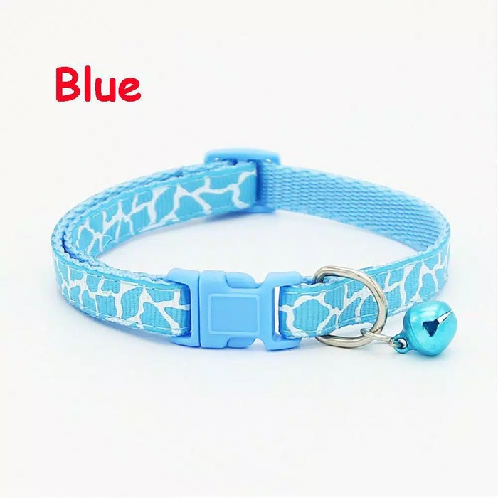 kalung anjing rantai hewan bell kucing dog collar Leophard