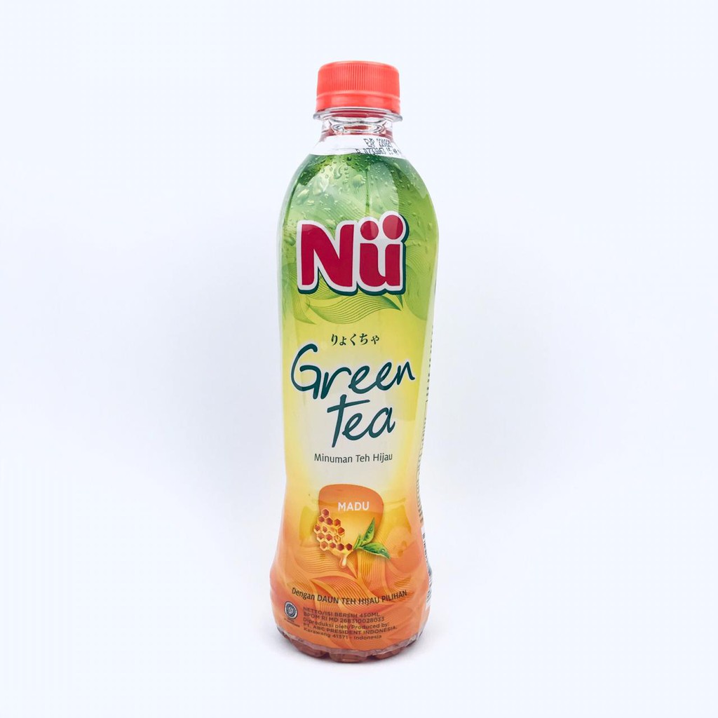 Nu Green Tea / Madu / 450ml / Tea rasa Madu