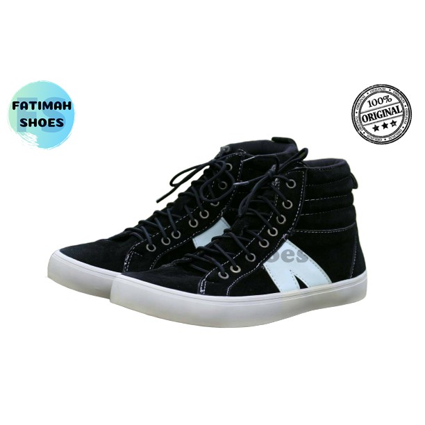 Sepatu Sneakers Pria Original Black Master Arl High Pria Murah