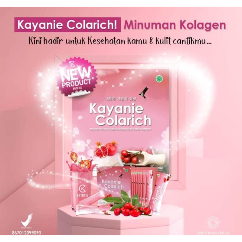 KAYANIE COLARICH/KAYANIE MINUMAN COLLAGEN/COLLARICH KAYANIE/KOLAGEN/COLAGEN HIGH PREMIUM