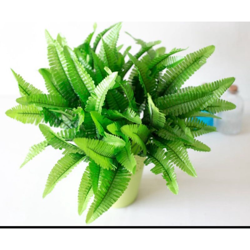 Grosir daun pakis isi 21 daun/Bahan Bunga Kain Stoking/Kain Stoking Bahan Bunga Stoking Murah Tebal.