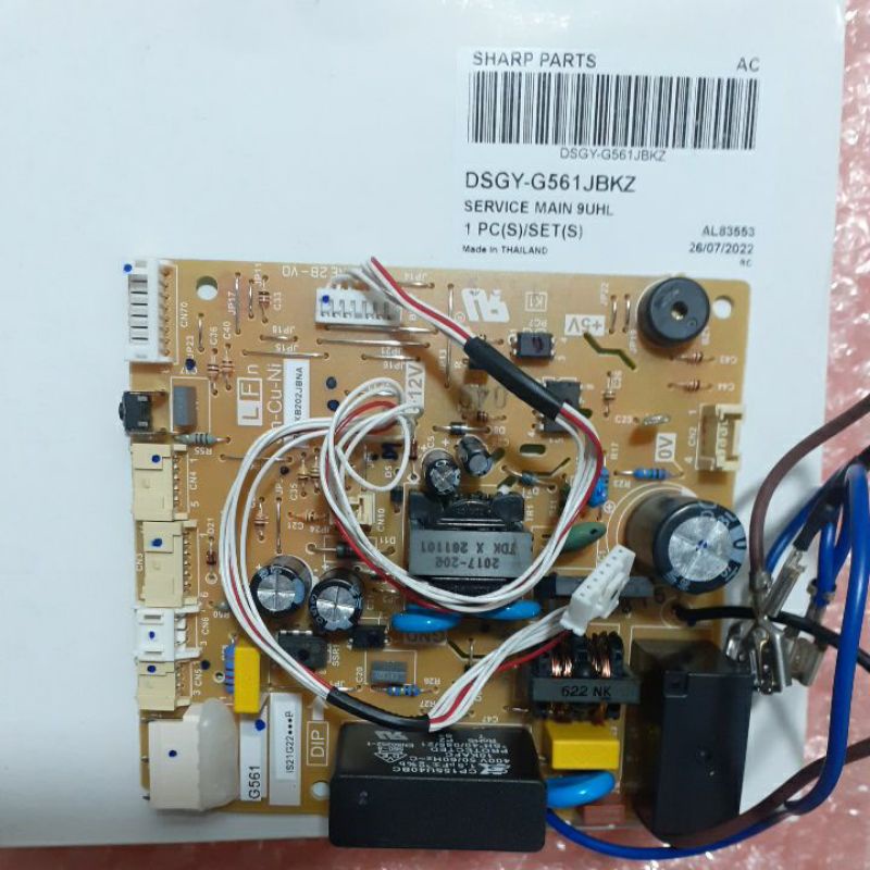 Modul pcb ac sharp R32 lowwatt plasma cluster original unit baru part number box dan di pcb sama