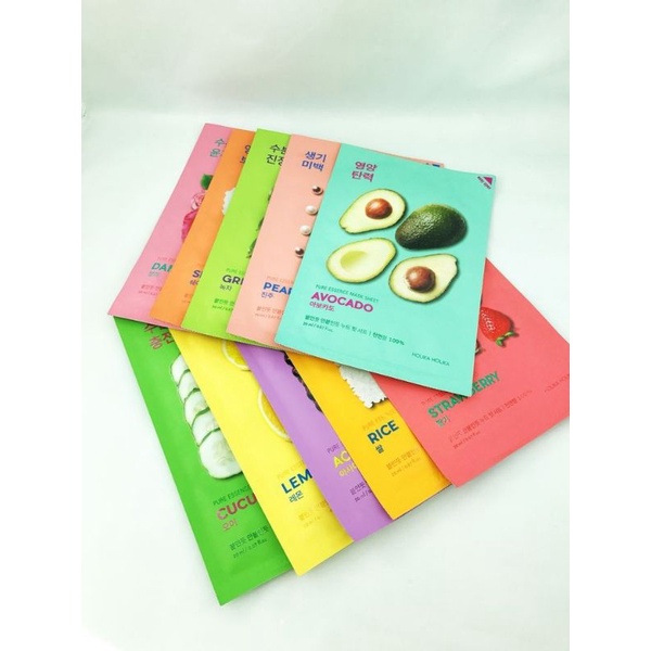 Masker organik + packing