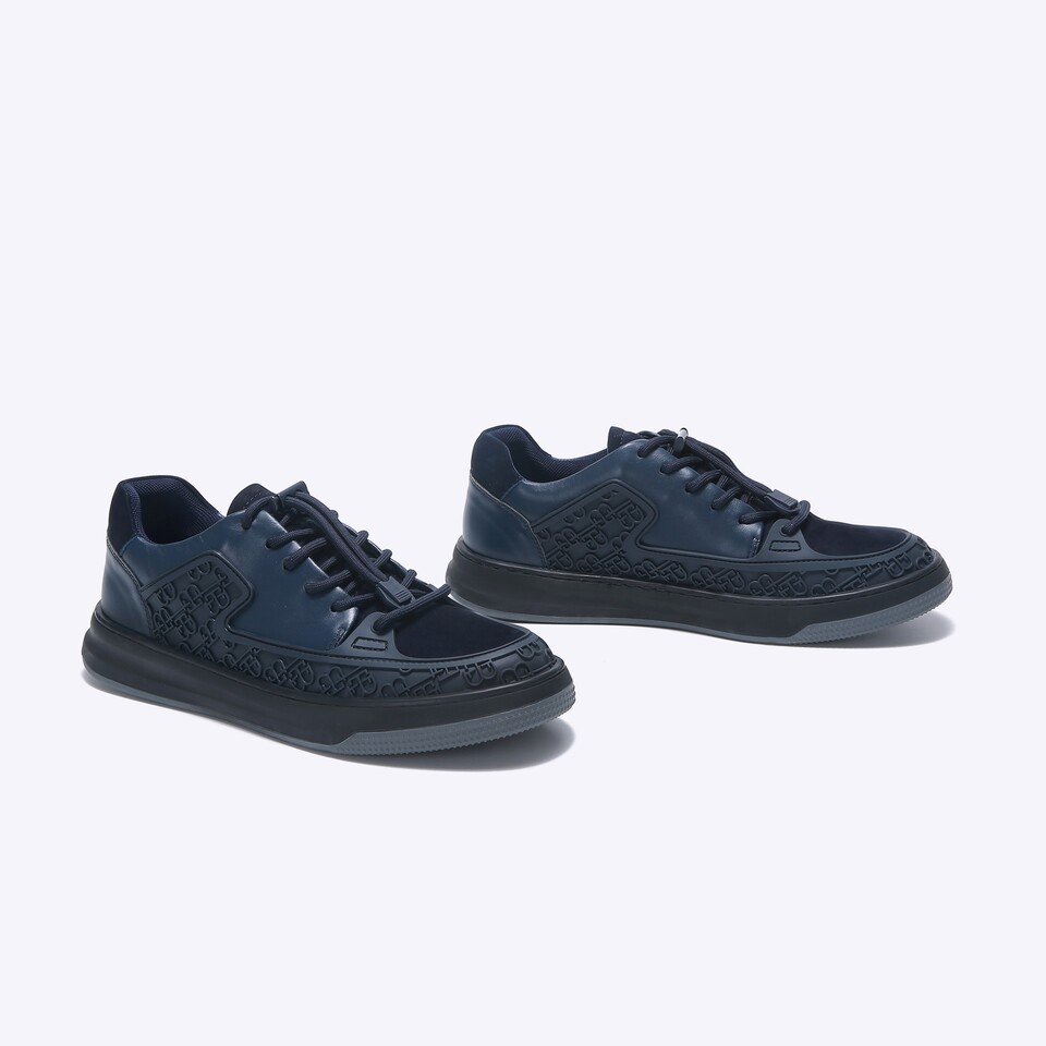 SEPATU SNEAKER EVERBEST PRIA ORIGINAL CASUAL BRANDED BIRU NAVY EM10