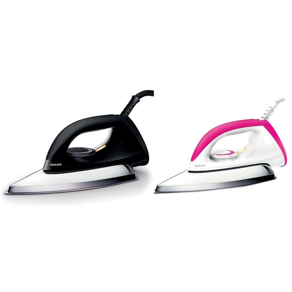 Setrika Philips Dry Iron HD 1173 (Pink/Hitam)