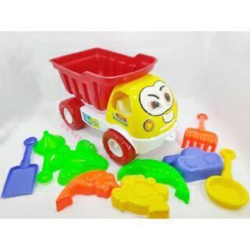 (Bisa COD) Mainan Truk Pasir Karakter Besar Set Komplit