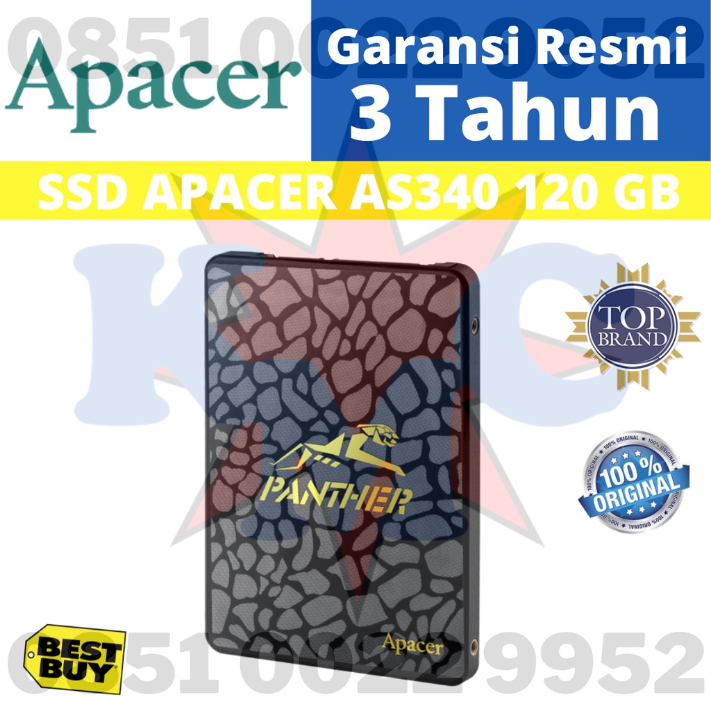 SSD APACER AS340 PANTHER 120GB SATA III