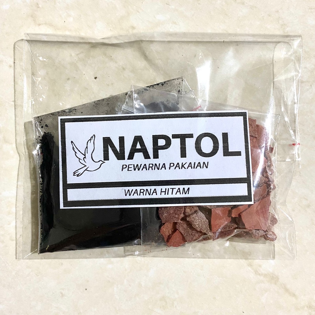 NAPTOL HITAM WANTEX PEWARNA PAKAIAN JEANS DAN KATUN