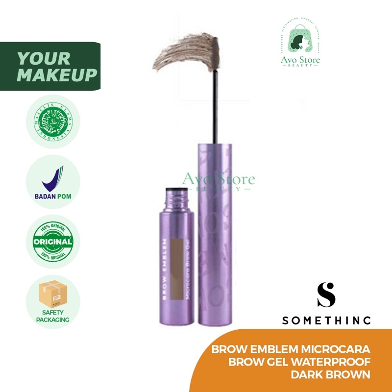 Somethinc Brow Emblem Microcara Brow Gel Waterproof Series