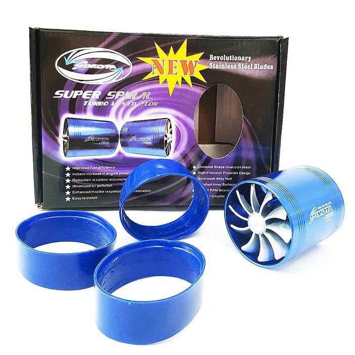 SIMOTA TURBO VENTILATOR DOUBLE BLADE DENGAN 2 KIPAS TURVENT- AKSESORIS EKSTERIOR MOBIL