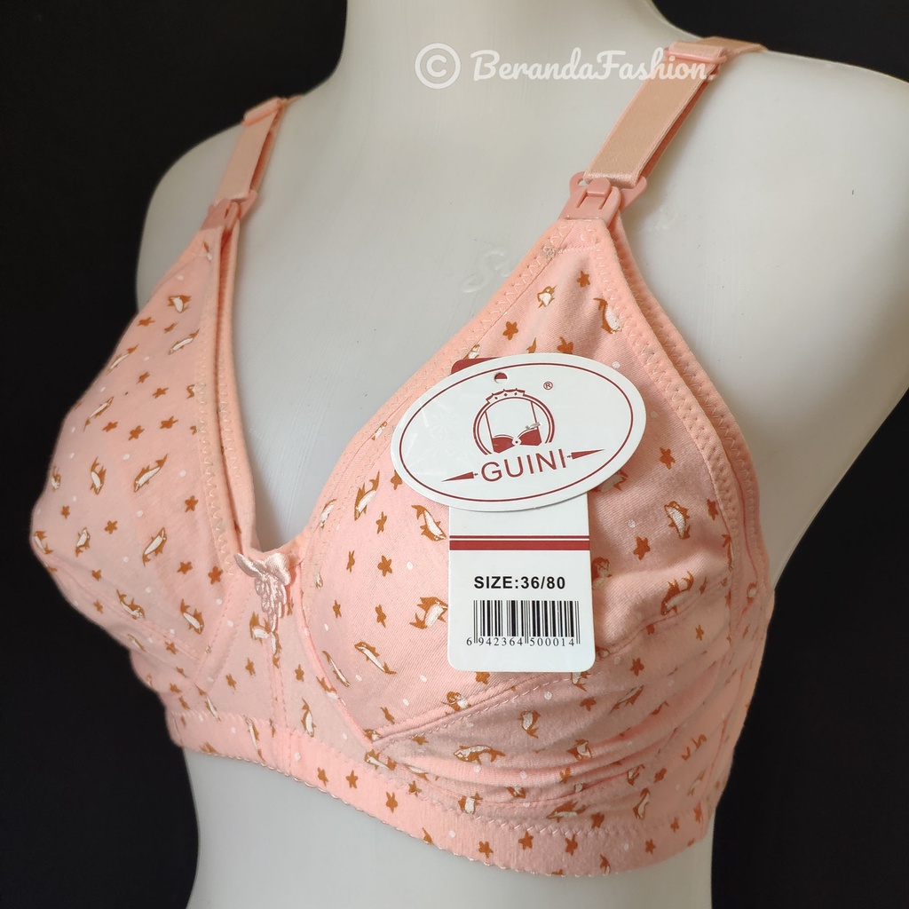 Bra menyusui maternity bra bh tanpa busa cup C size 34-40 Guini 813