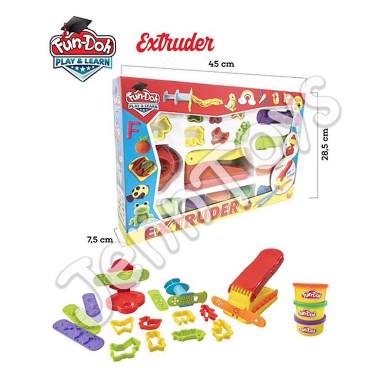 JennToys - Fun-Doh Extruder Set Mainan Edukasi Anak FunDoh mainan anak perempuan mainan anak laki laki - Fun Doh Extruder