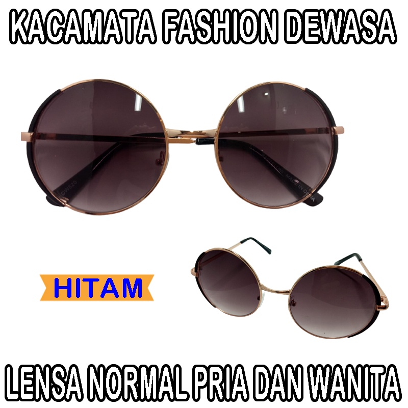 Baru Kacamata Unisex Untuk Pria wanita Kacamata Bulat Boboho Gaya Trend Santai Cassual - Kacamata Sunglasses Round Kacamata Fashion