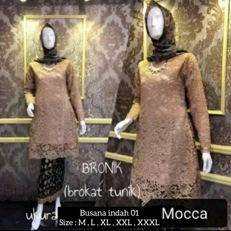 KEBAYA KURUNG BRUKAT JUMBO LD 120 CM