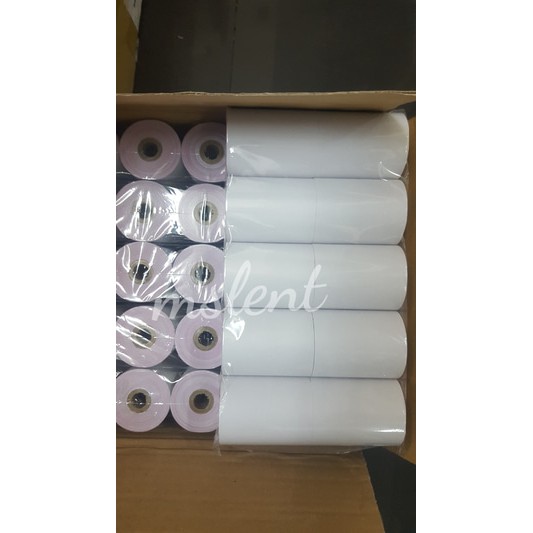 

Kertas Struk Kasir / Kas register 75x65 2 PLY ISI 10ROLL