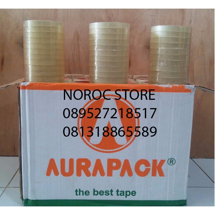 

SOLASI LAKBAN AURAPACK 1/2 INCH / AURAPACK SELOTAPE 1/2 INCH / SELOTIP AURAPACK 1/2 INCH