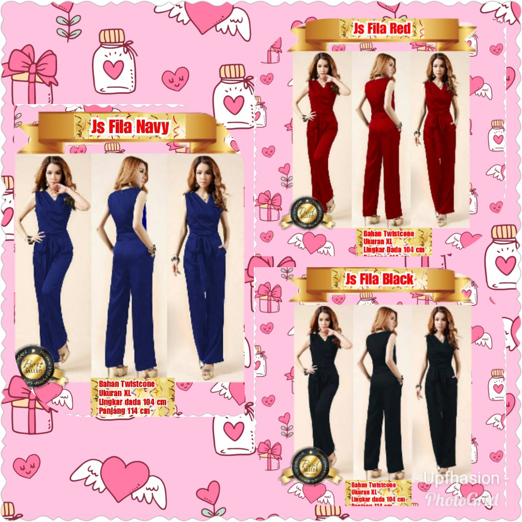 JS VILLA / JAMSUIT WANITA / TERMURAH