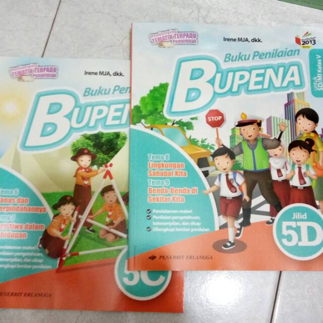 BUPENA KELAS 5 Tema 5C dan 5D Shopee Indonesia