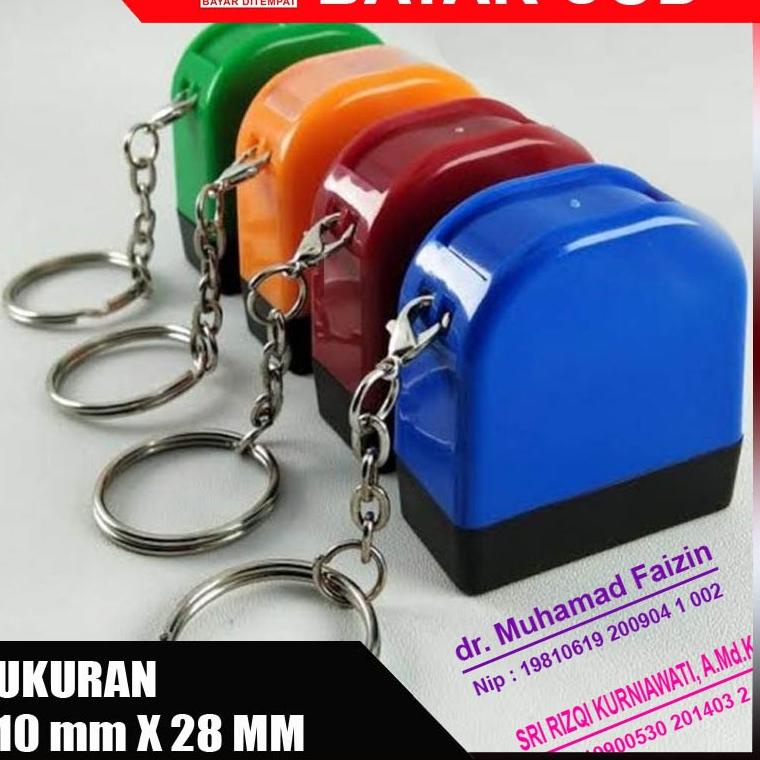 

[PRODUK AJCEY] STEMPEL NAMA | DOKTER | BIDAN | PERAWAT | NIP | NAMA NOMOR HP | JABATAN W0C