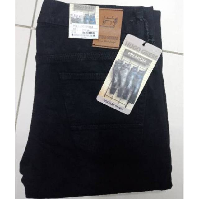 28-32 CELANA JEANS PRIA STANDAR HUGO BLACK