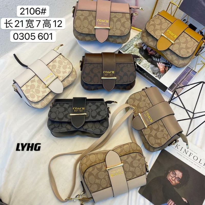 Coach2106/tas slempang/tas import + box