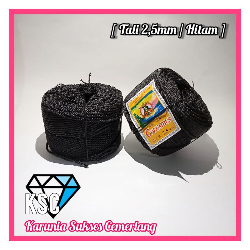 

TALI TAMBANG PLASTIK 2,5MM / TALI TAMPAR / TAMBANG SERBAGUNA